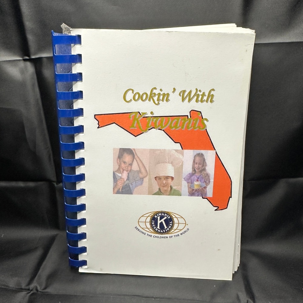 Cookin With Kiwanis Florida District Community Cookbook Spiral Bound 2006